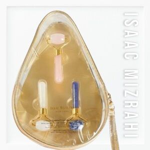 NWT Isaac Mizrahi Set of Three Natural Stone Compact Facial Rollers